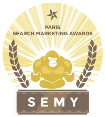 Badge SEMY, Paris Search Marketing Awards
