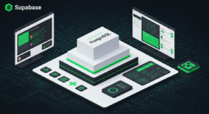 Illustration Supabase plateforme backend open-source PostgreSQL